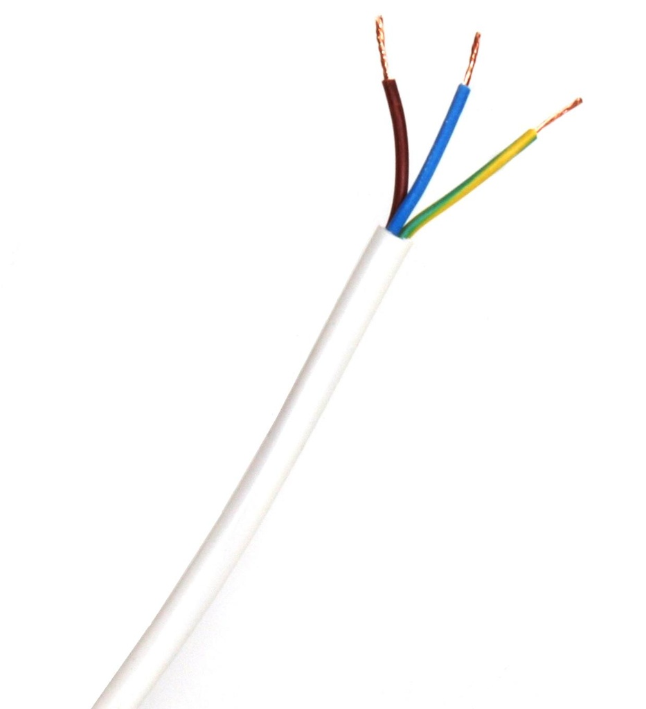 [01684] 3 Core Flex [3183Y] (0.75mm White)