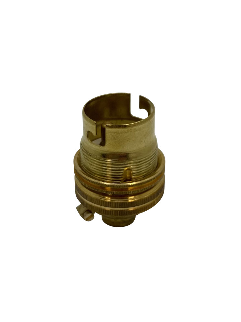 Metalbrite Brass BC 10mm Lampholder