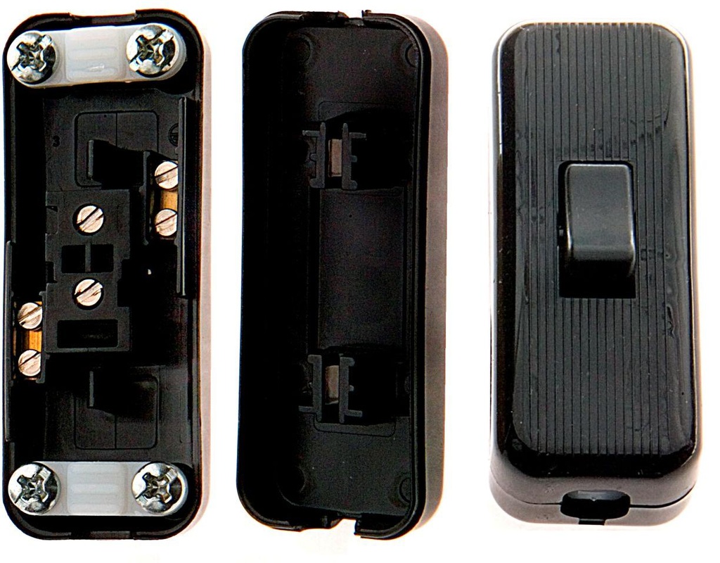 [06341] USA 3 Core Inline Switch 2A (Black)