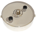 2-Outlet Ceiling Rose 100mm