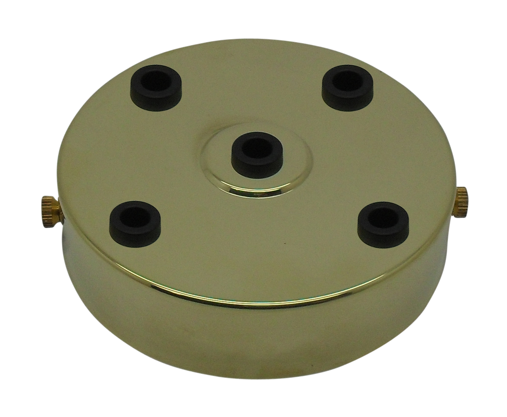 [06368] 5-Outlet Ceiling Rose 100mm (Brass Plated)