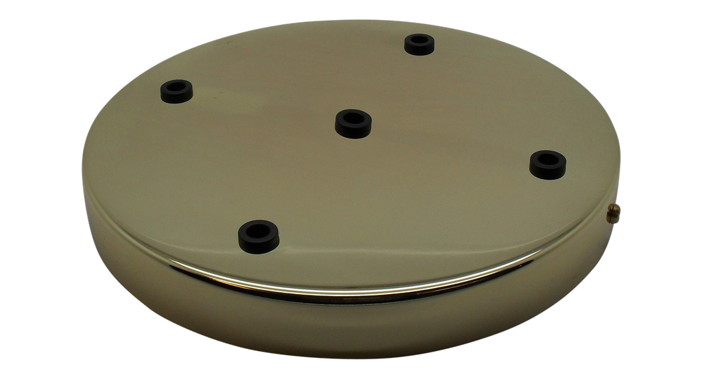 [06348] 5-Outlet Ceiling Rose 200mm (Brass Plated)