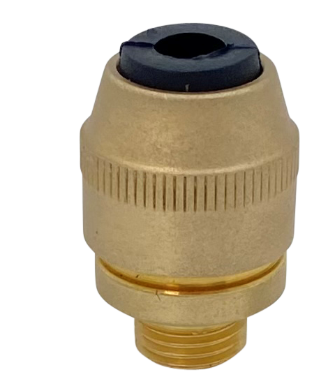 Knurled Metal Symmetrical Cordgrip with 10mm Male Thread