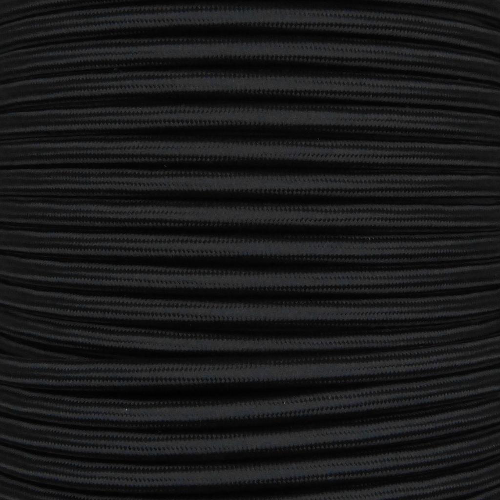 [01746] 3 Core 0.75mm Round Braided Flex (BLACK)