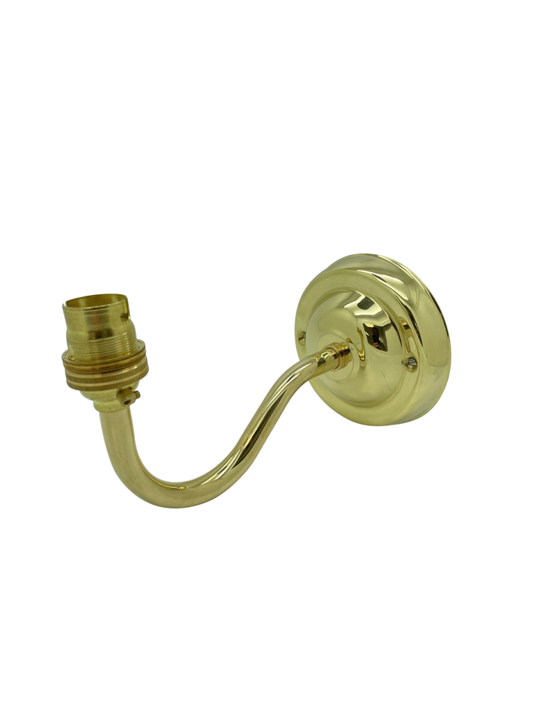 [06444] Victor Wall Light II (BC/B22) (Brass)