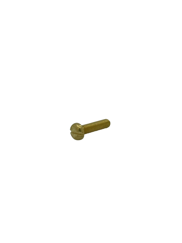 [07338] M4 x 16mm Slotted Pan Head Machine Screw (Brass)