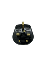 13A Plug Fused 3A Premium Quality Gloss Finish with Screw Type Cordgrip
