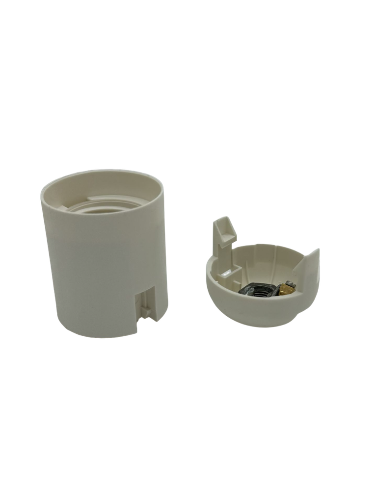 Plastic Snap-Together ES 10mm Lampholder [Smooth Skirt]
