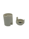 Plastic Snap-Together ES 10mm Lampholder [Smooth Skirt]