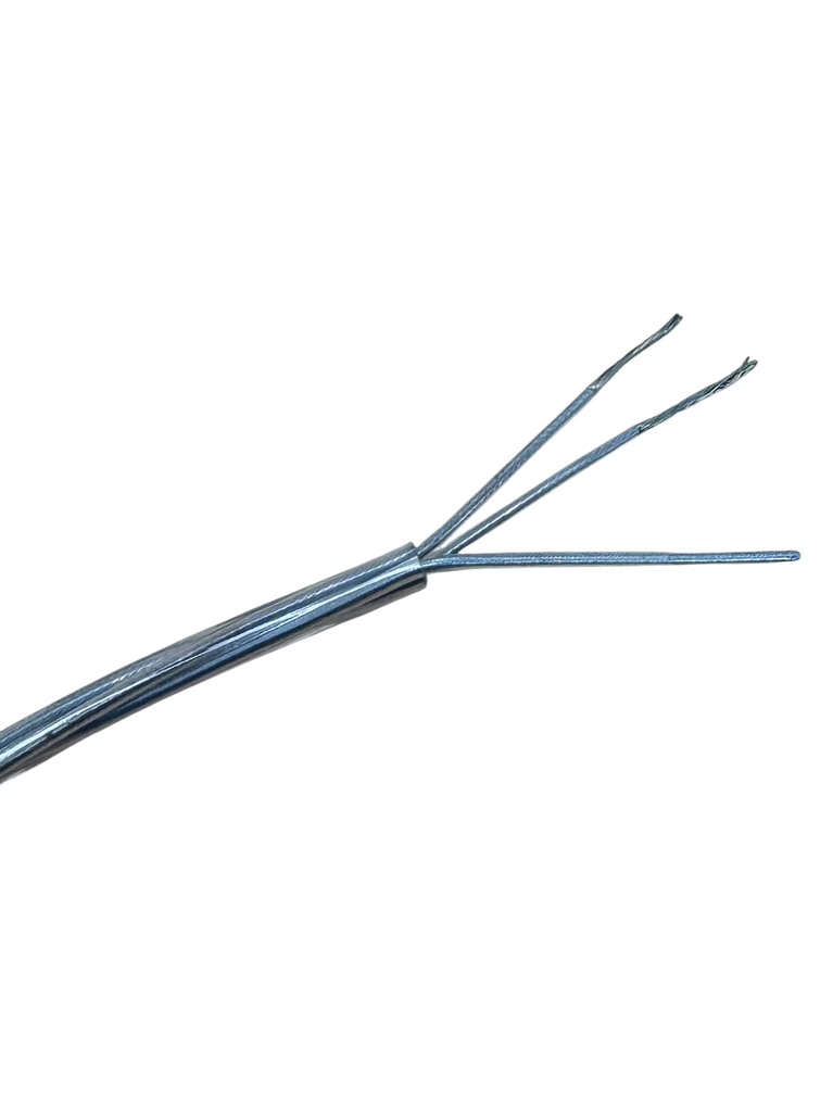 [01099] 2 Core 0.75mm + Suspension Wire Rope Flex Transparent