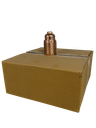 Copper ES 10mm Lampholder [Threaded Skirt] - 25pk