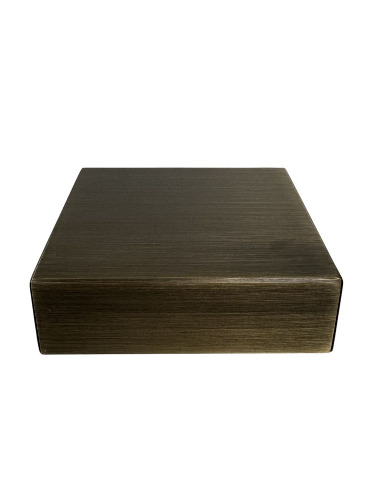 [06611] 100mm Square Ceiling Rose (Antique Brass (Brushed))