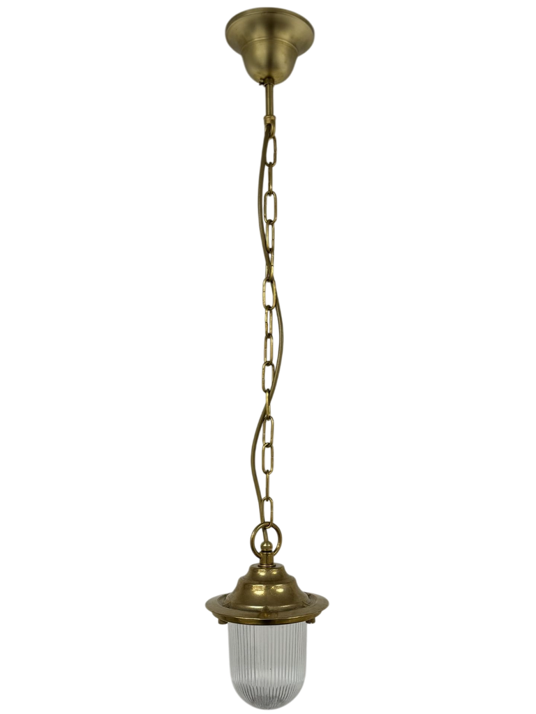 [09149] Hull Pendant Lantern (Raw Brass)