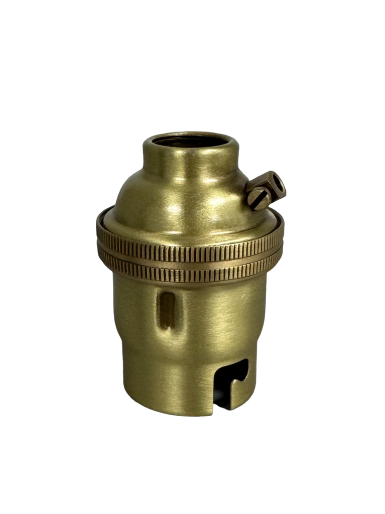 Metalbrite BC Half Inch Lampholder [Smooth Skirt]