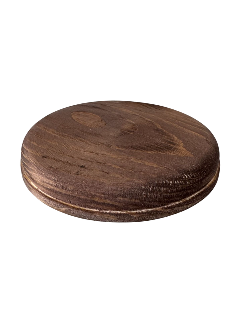 Circular Wooden Pattress 95mm