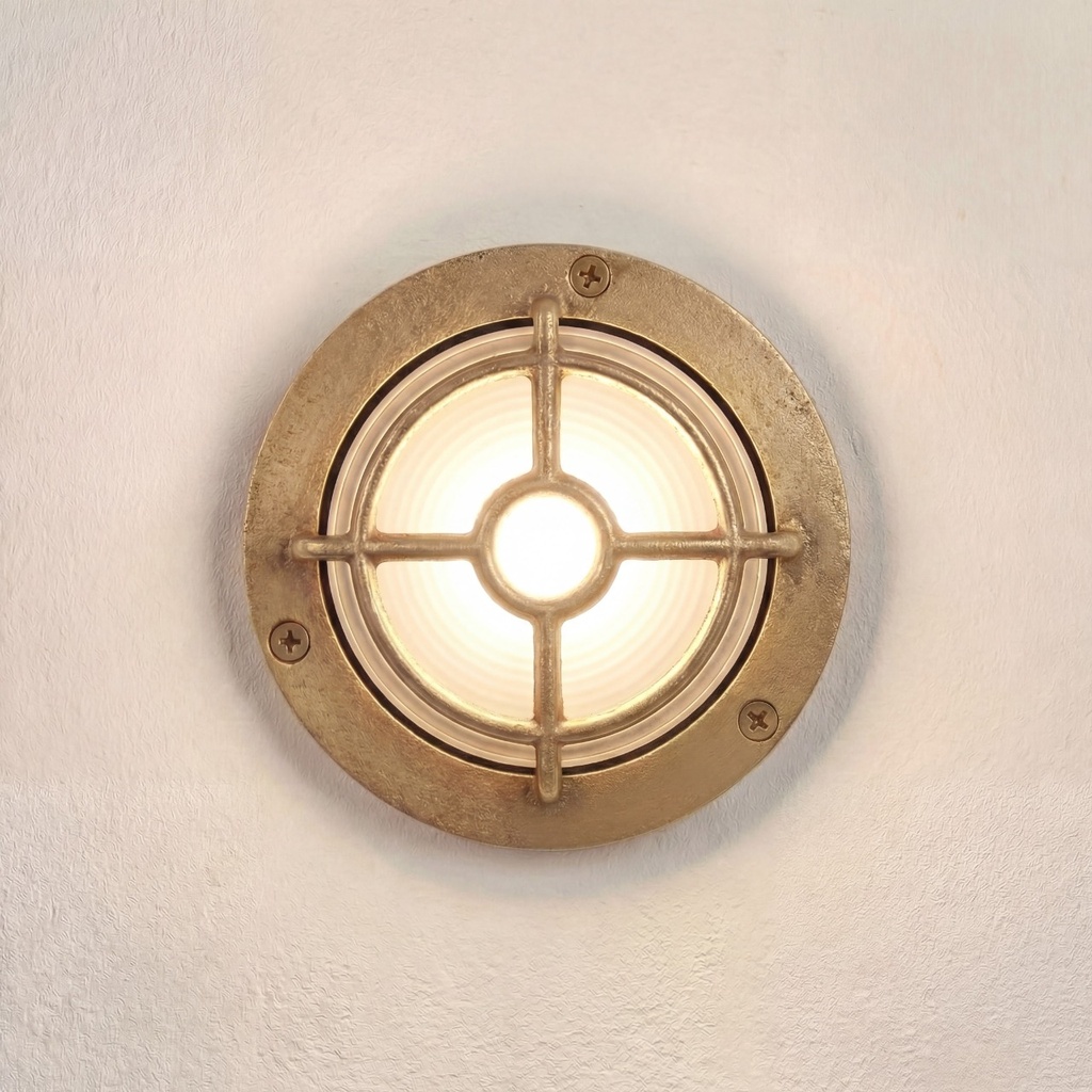 [09742] Walkway Guard Light (Raw Brass)