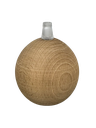Wooden Sphere Lampholder ES Cordgrip Lampholder - Natural