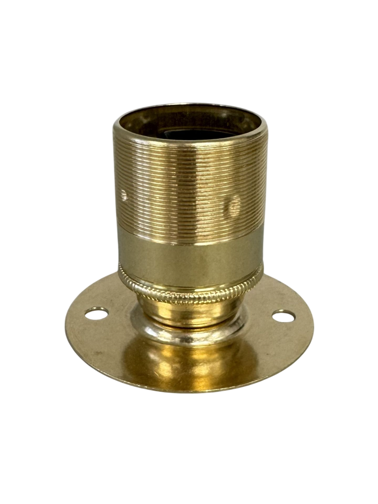 [06671] Metalbrite ES Batten Lampholder Short (Brass)