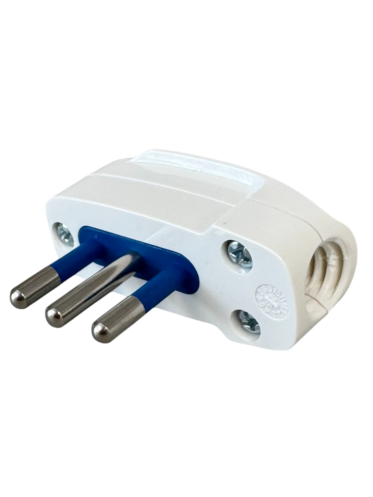 Italian Plug 3 Pin 10A 'Salvaspazio spina'