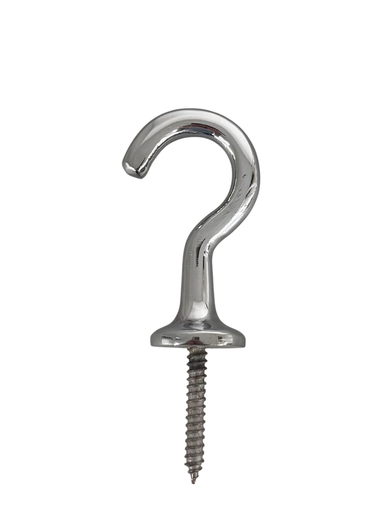 [13129] Decorative Screw Hook Chrome