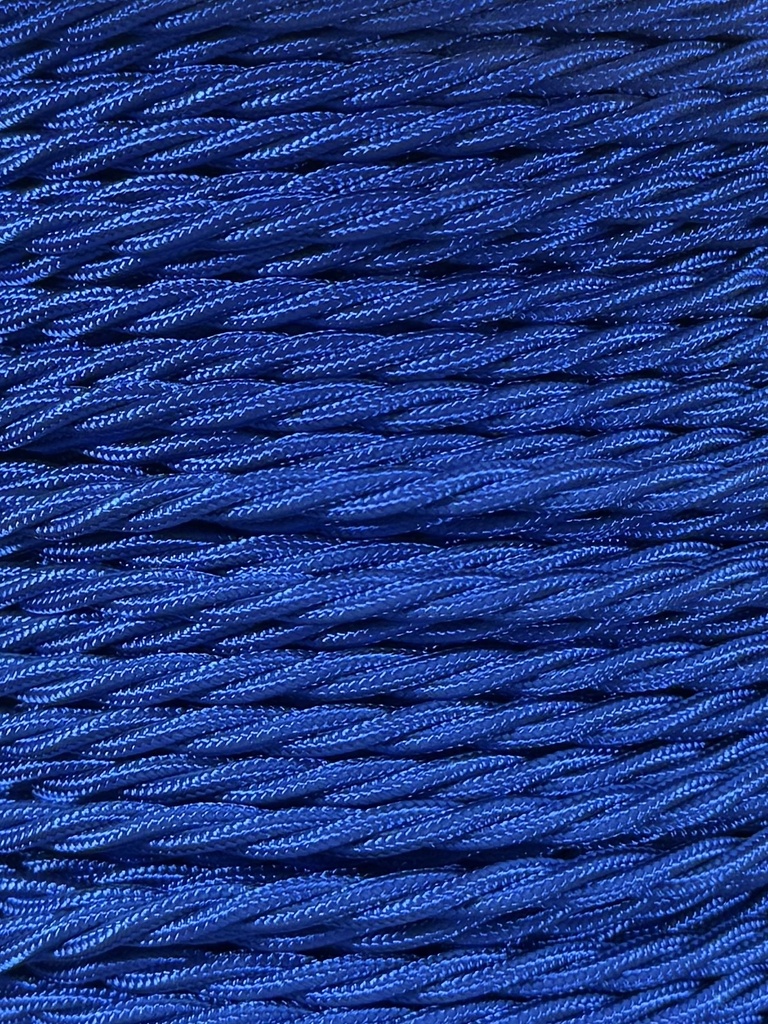 Twisted Braided Cable 3 Core 0.5mm Royal Blue