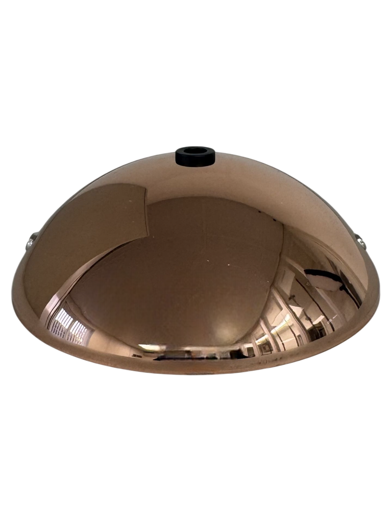 Shallow Dome Copper Ceiling Rose 120mm