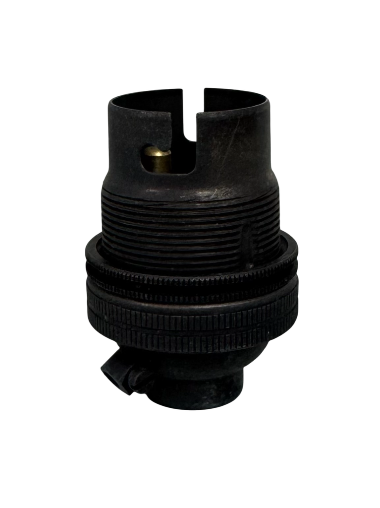[12011] BC Half Inch Unswitched Bronze Lampholder (with minor external defects)