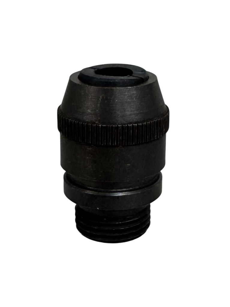 [12033] Knurled Metal Symmetrical Cordgrip with Half Inch Male Thread (Bronze)