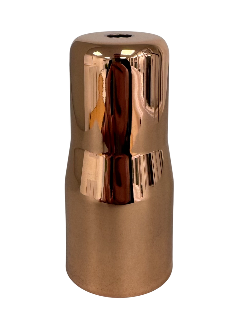 [12035] Tall Copper ES Lampholder Cover (No Lip)