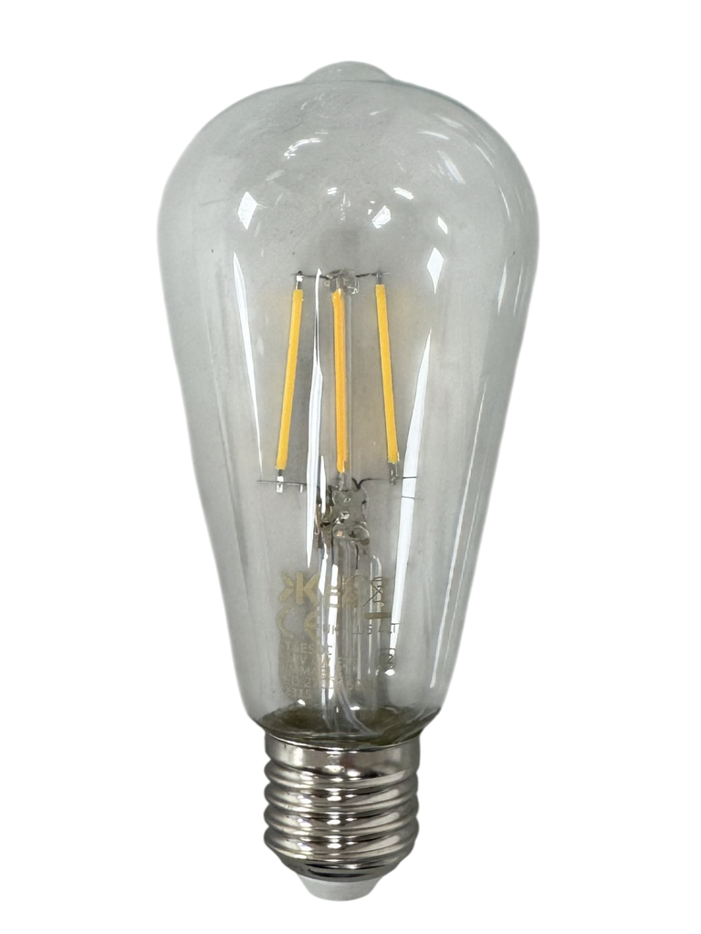 4W ES ST64 Dimmable Clear
