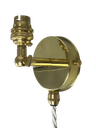 Victor Adjustable Wall Light (BC/B22) - Plug In