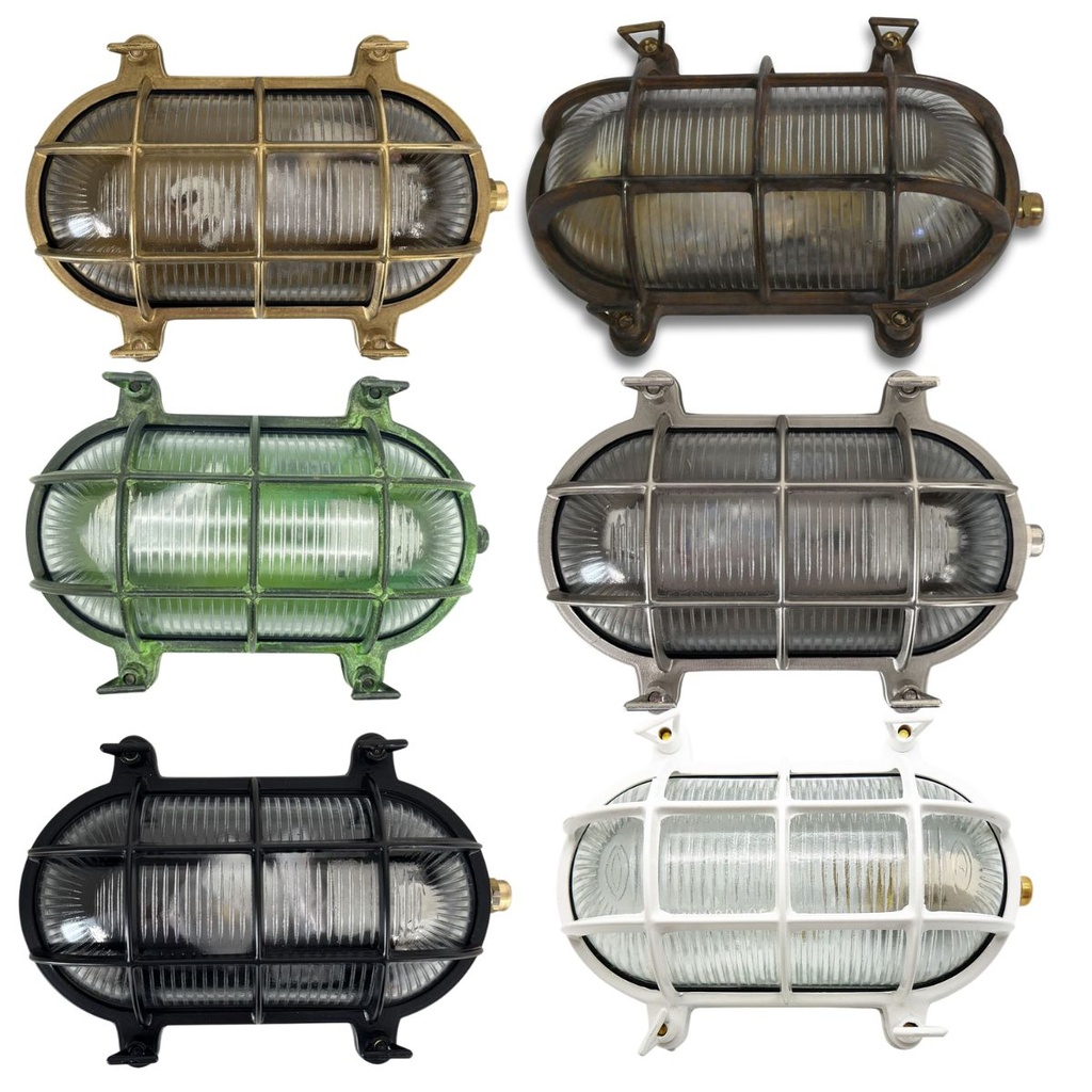 Classic Marine Wall Light (Raw Brass)