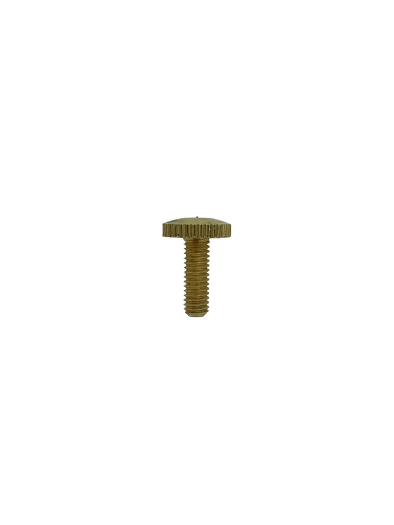 [05451] Knurled Head Screw M4 -12mm (Brass)