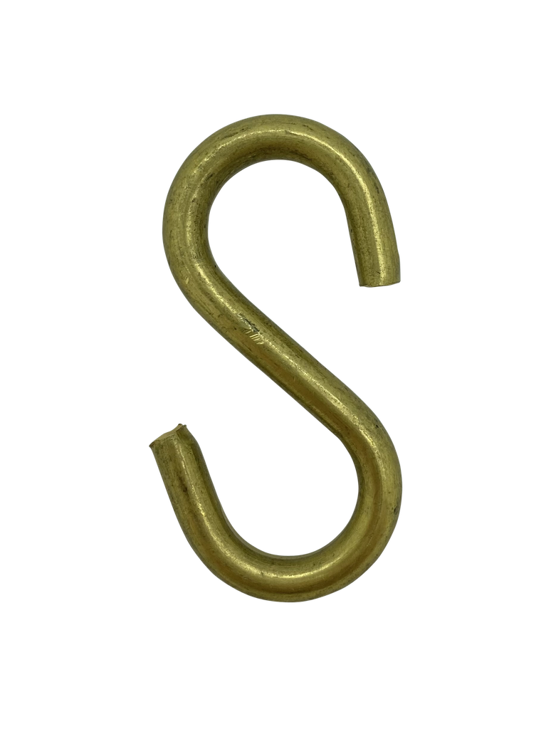 [06068] S Hook - 34mm x 67mm (Brass)