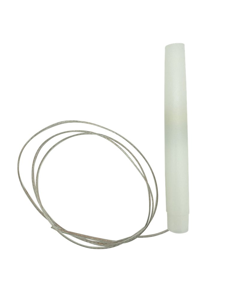 [05080] Prewired French Candle MES 10mm Lampholder - 6" (White)
