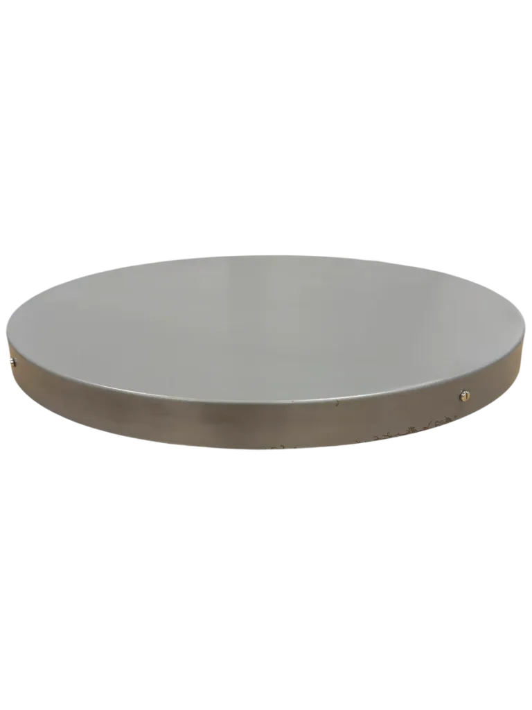 450mm Ceiling Rose, Steel, Slightly Rusted, comes with bracket, sidescrews
