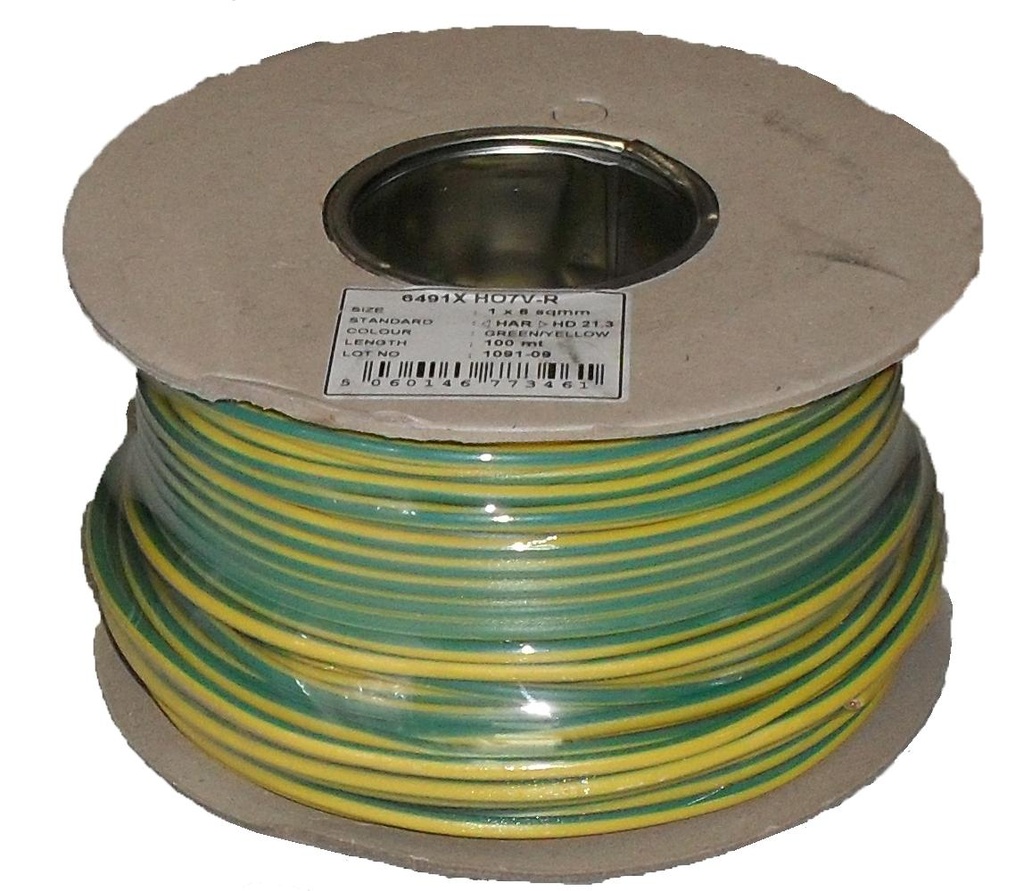 [01724] 1 Core 6.0mm Earth Cable [6491X]
