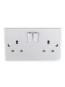 13A 2-Gang Switched Socket