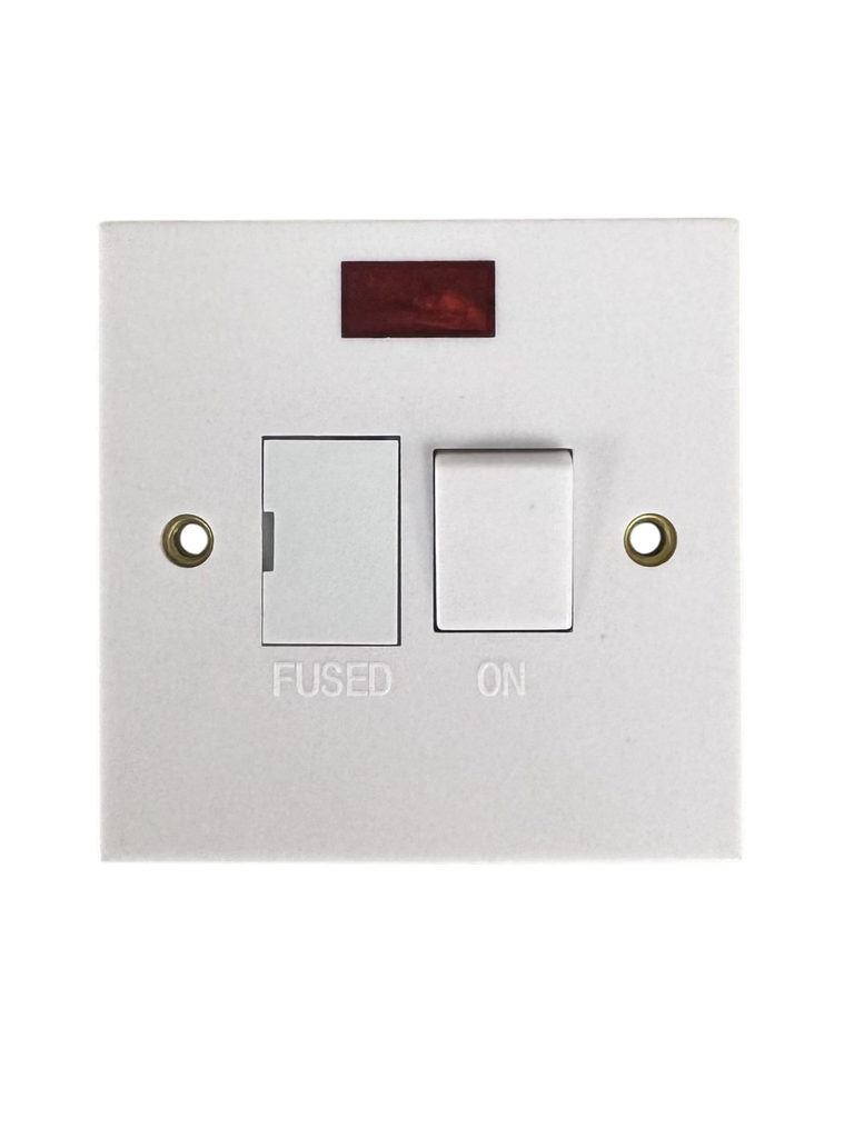 [02040] 13A Switched Fused Spur + Neon