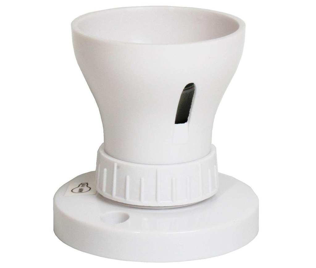 T1 Straight Plastic BC Batten Lampholder