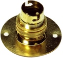 Ecofix Brass BC Batten Lampholder