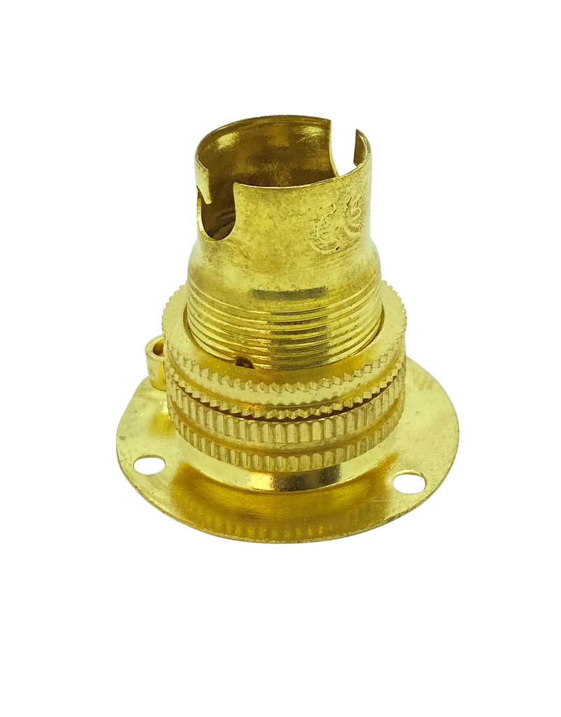 Brass SBC Batten Lampholder