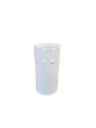 40mm Internal Diameter White Plastic Candle Tube with Wax Drip Effect