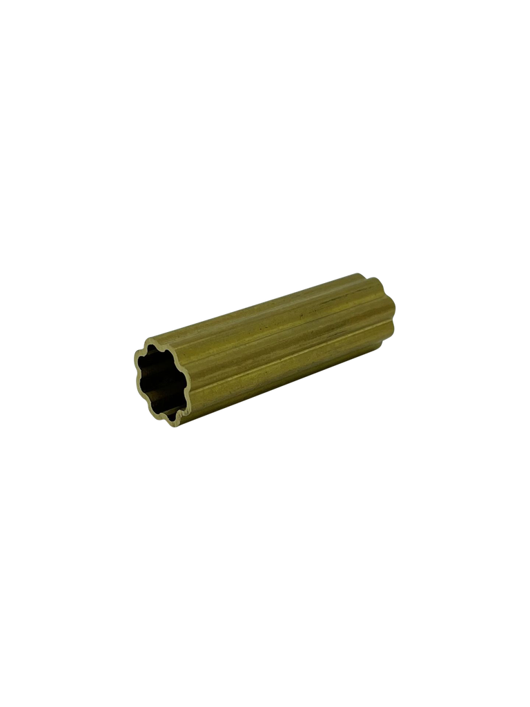 Fluted Brass Tube 50mm