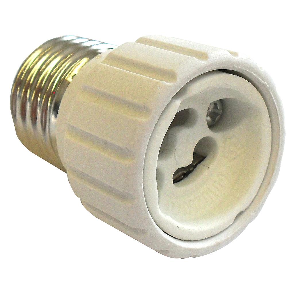 ES Male - GU10 Female Adaptor (E27 - GU10)