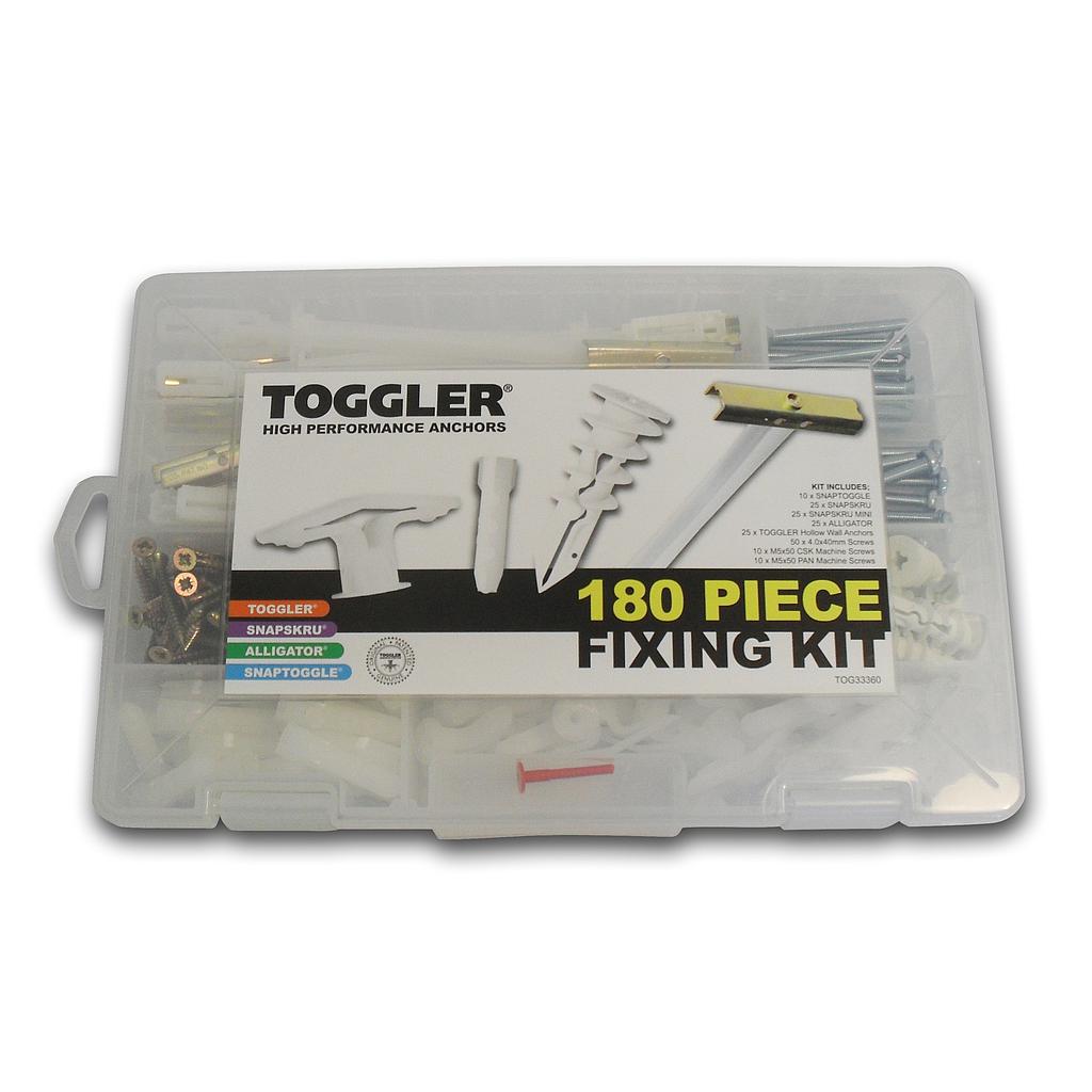 Toggler 180pc Fixing Kit