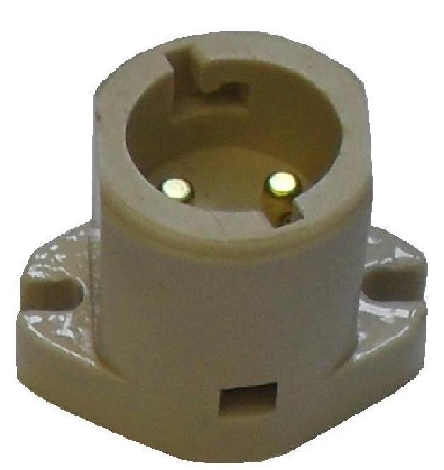 [05755] Porcelain BC Batten Lampholder