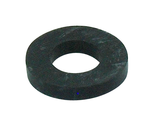 [05695] Rubber Washer Black, Diameter 20mm with 10mm hole