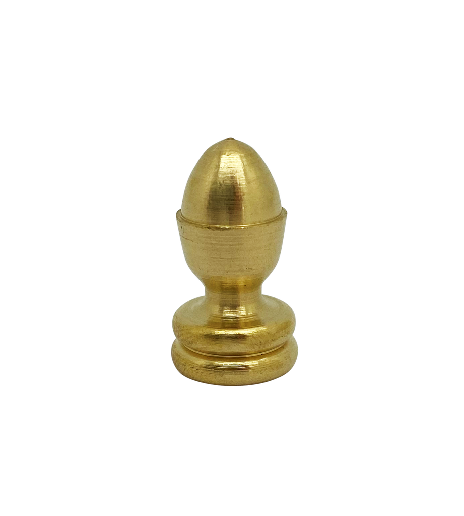 [05275] Finial Ornamental Taper Brass