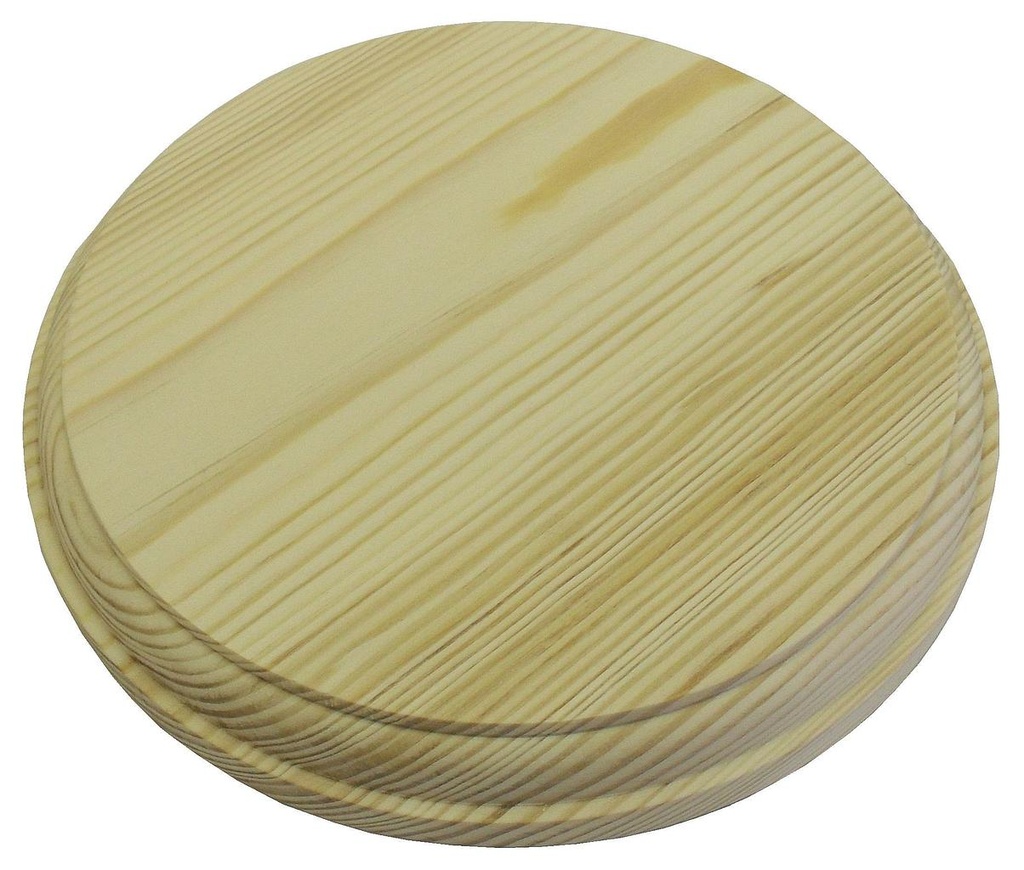 [05773] 7&quot; Circular Wood Pattress